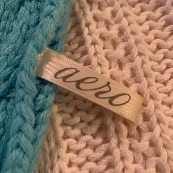 Pair of Scarves - Aqua and Pink - Picture 5 of 5